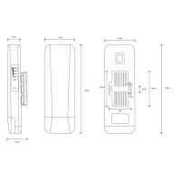VİDEOPARK 2Lİ SET 5G/900MBPS (DIŞ ORTAM ACCESS POİNT 5KM) VP-5800CPE-2LISET  Noktadan Noktaya Aktarıcı TEKLİ